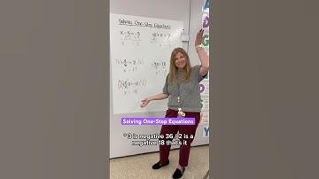 Solving one-step equations! #iteachalgebra #math #algebra #mathematics #teacher #iteachmath