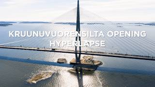 Kruunuvuorensilta Bridge Opening Ceremony | 4K Hyperlapse & Timelapse