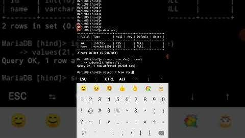 insert values into table || mysql insert into query