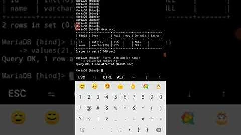 insert values into table || mysql insert into query