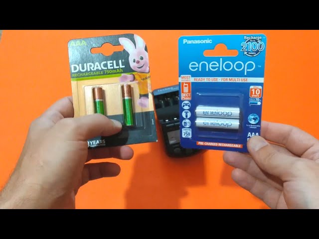 Which AAA Rechargeable Battery is the Best - Duracell vs Eneloop 