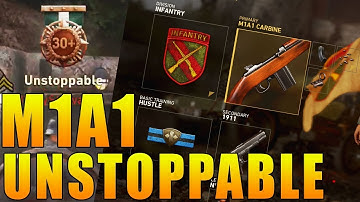 THIS GUN IS ACTUALLY GOOD! | 34 KILLSTREAK WITH M1A1 CARBINE IN COD: WW2 + BEST CLASS SETUP!