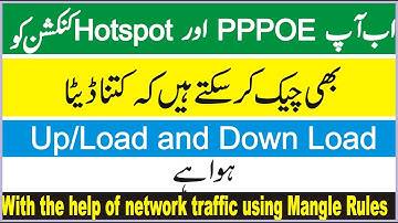 MikroTik Tutorial 17 - PPPoe and Hotspot  manage with Mangle Rules in Hindi & Urdu