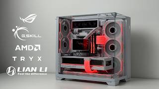 РГБ МНОГО НЕ БЫВАЕТ! 9850x3d + RTX 5080 / Lian Li Vision Compact / WWhite PC Build