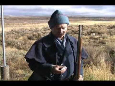 A demonstration of a British Brown Bess Musket.