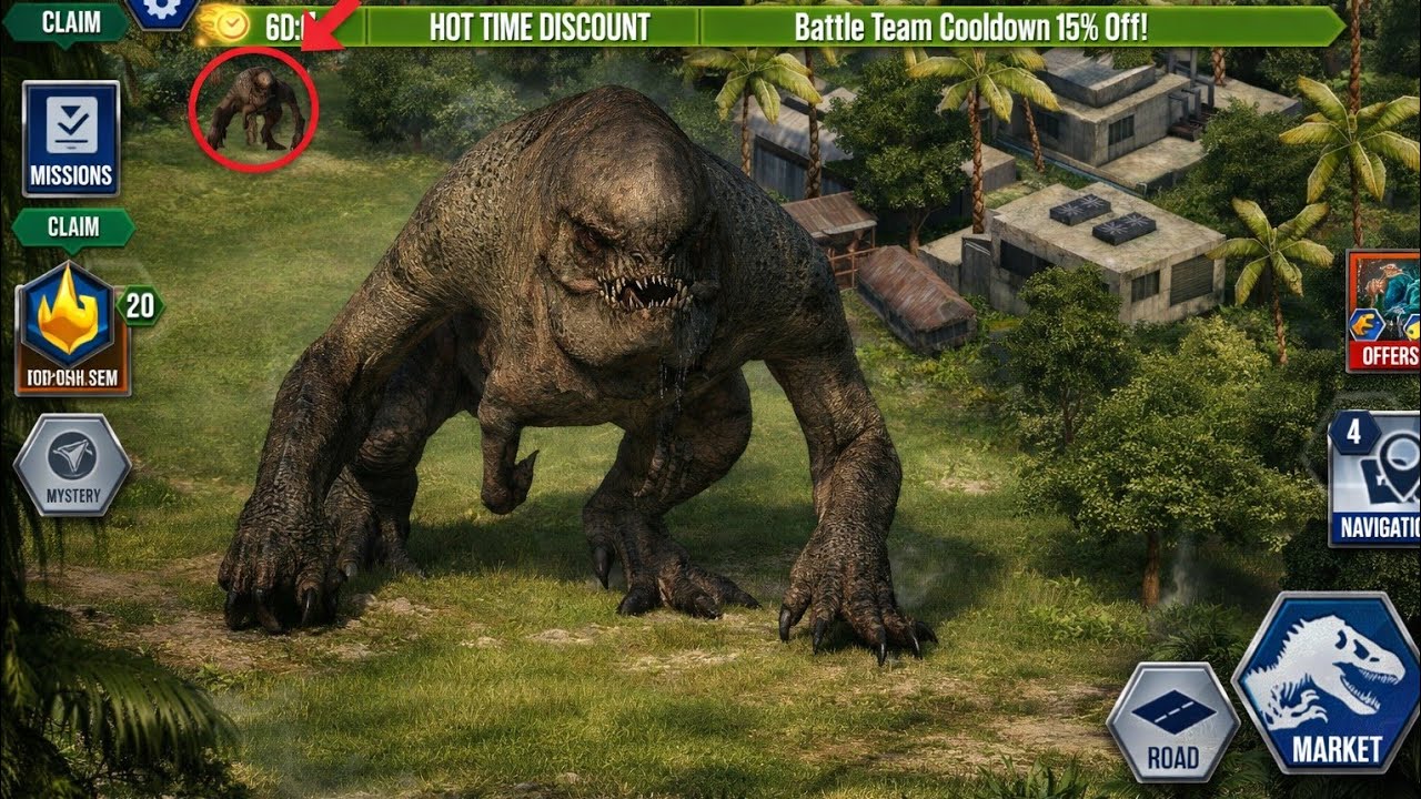 💀 D-REX Awakens in the Forsaken Jungle… No One Is Safe  | Jurassic World The Game