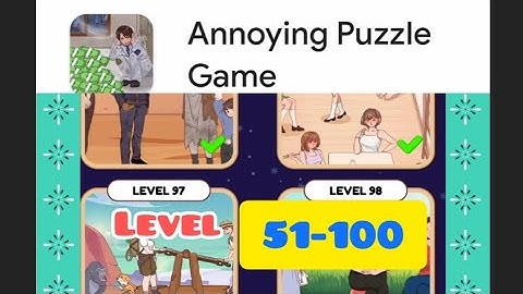 Annoying puzzle game level 51-100 #gameplay #walkthrough #youtube #gaming #video