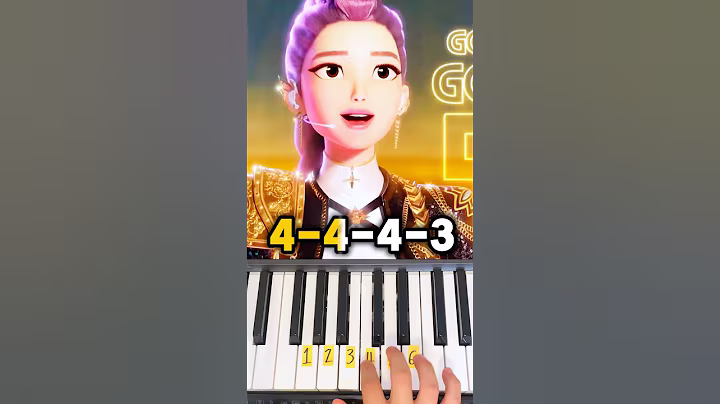 Golden Kpop Demon Hunters - Piano Tutorial #shorts