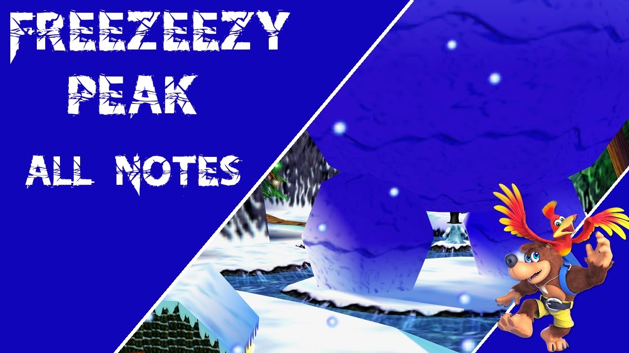 BanjoKazooie Freezeezy Peak All 100 Note Locations YouTube