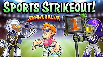 The Ultimate Brawlhalla Sports Team! • 1v1 Strikeout Gameplay