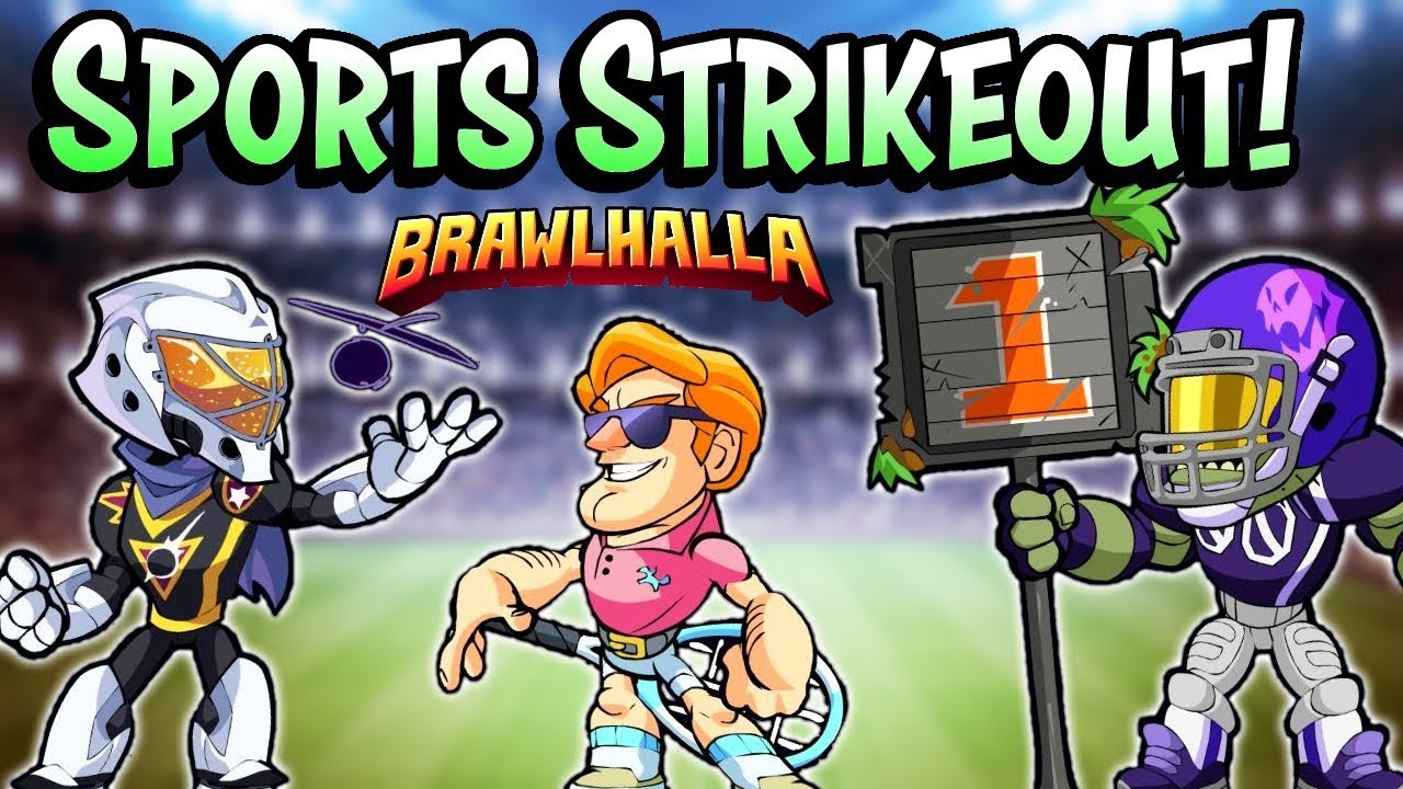 The Ultimate Brawlhalla Sports Team! • 1v1 Strikeout Gameplay
