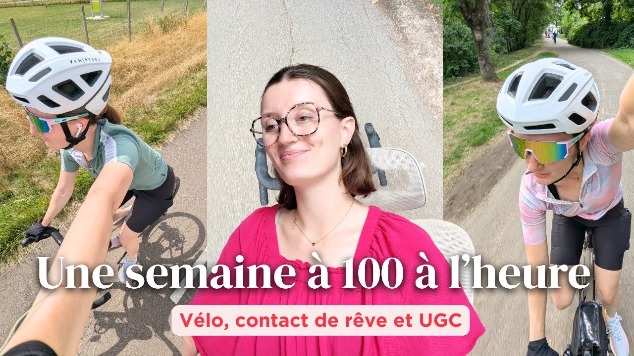 Je reçois un message de rêve d’une marque de vélo ✨ | Weekly vlog