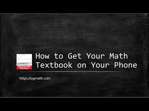 How to Get Your Digital Math Textbook from McGraw-Hill