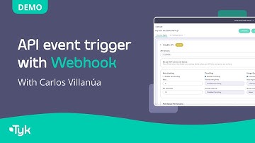 API event trigger with Webhook