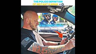Police Officer Learns an Instant Karma Lesson💀 | #police  #karma #funny