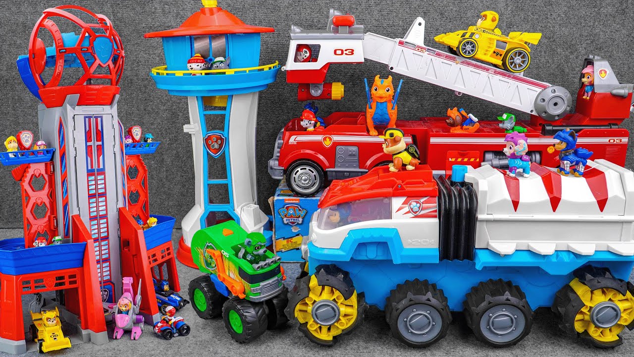 Paw Patrol MEGA Fleet Unboxing! 🐾🚓 Which Truck Is The Coolest? | Paw Patrol Unboxing ASMR #pawpatrol