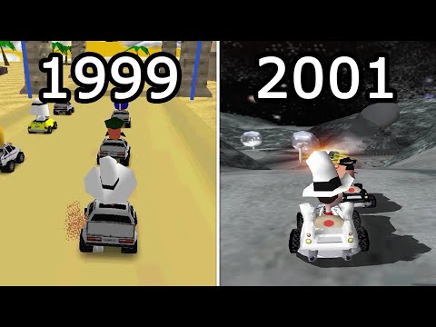 Evolution of Toon Car (1999-2001)