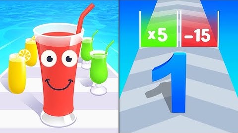 SHOCKING GAMEPLAY:NUMBER MASTER VS JUICE RUN 3D New Levels Big Update Max 🥑🥝iOS Gameplay. EP 999