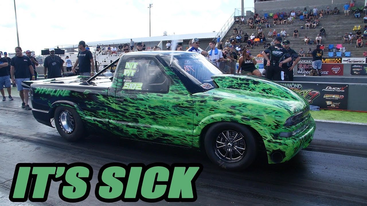A LOT OF NITROUS ON THIS GRUDGE S10 AND IT'S FAST FAST!