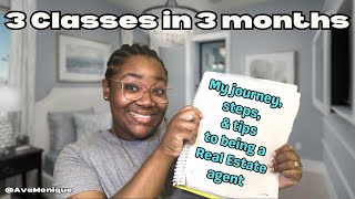 HOW TO GET YOUR REAL ESTATE LICENSE | Pre licensing courses + my journey + what to expect