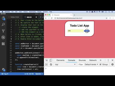 Lesson 74: Project: To-Do List App with Vanilla JavaScript - Part 5