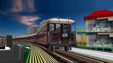 OpenBVE HD: NYC Subway Brooklyn Union Elevated Gate Car BETA Pack Release Video (2/22/18)