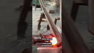 Proceso de Fabricación: Esferas de Acero Fundido #worker #process #steel #manufacturing #metallurgy