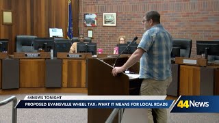 Evansville wheel tax proposal What residents need to know