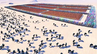 7500 Captain America  VS  Medieval Army x Star Wars Jedi - Ultimate Epic Battle Simulator screenshot 5