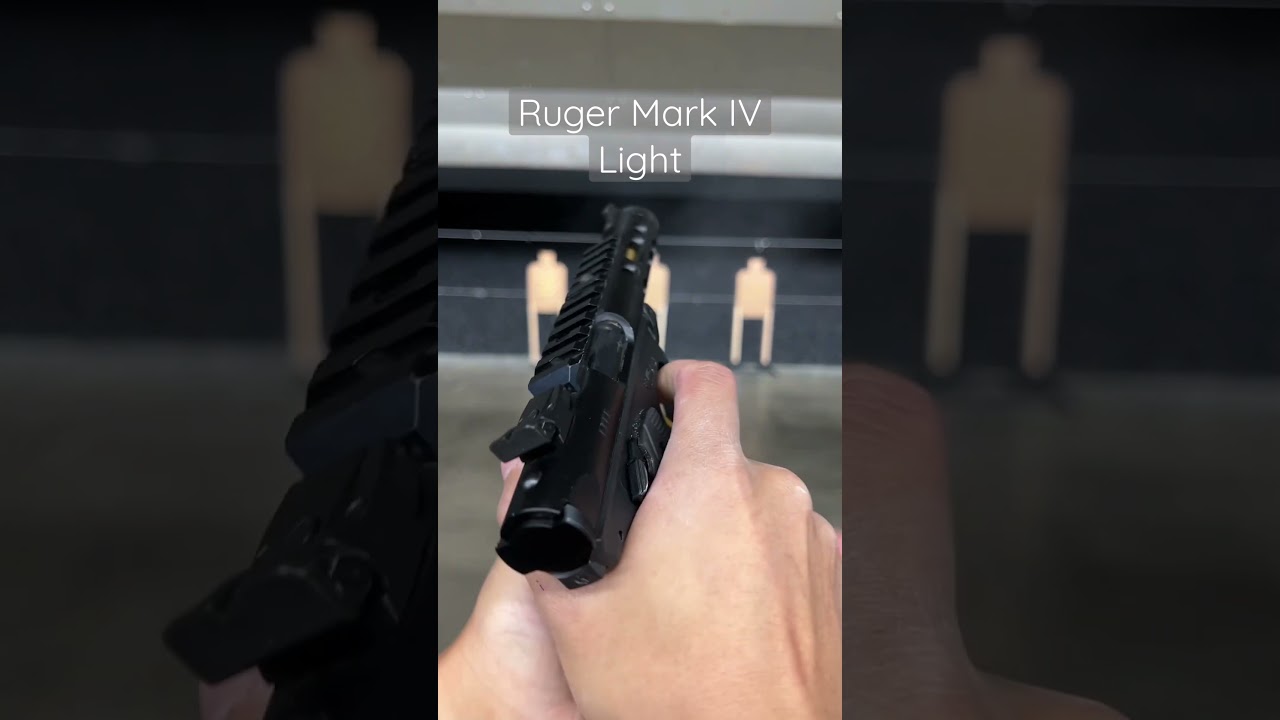 Oops - Had some problems with the Ruger Mark IV 22/45 Light .22LR 