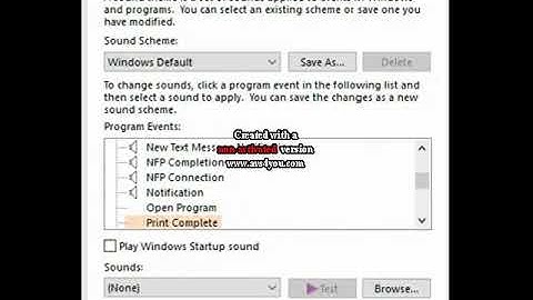 Windows Startup Sounds Played on The Sound in Lost Effect