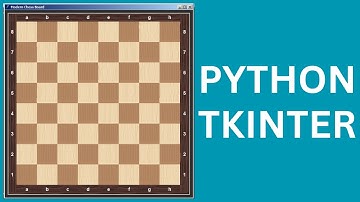 Python: How to Make a Chess Board That Looks Like Real Wood Using Python Tkinter [WIth Source Code]