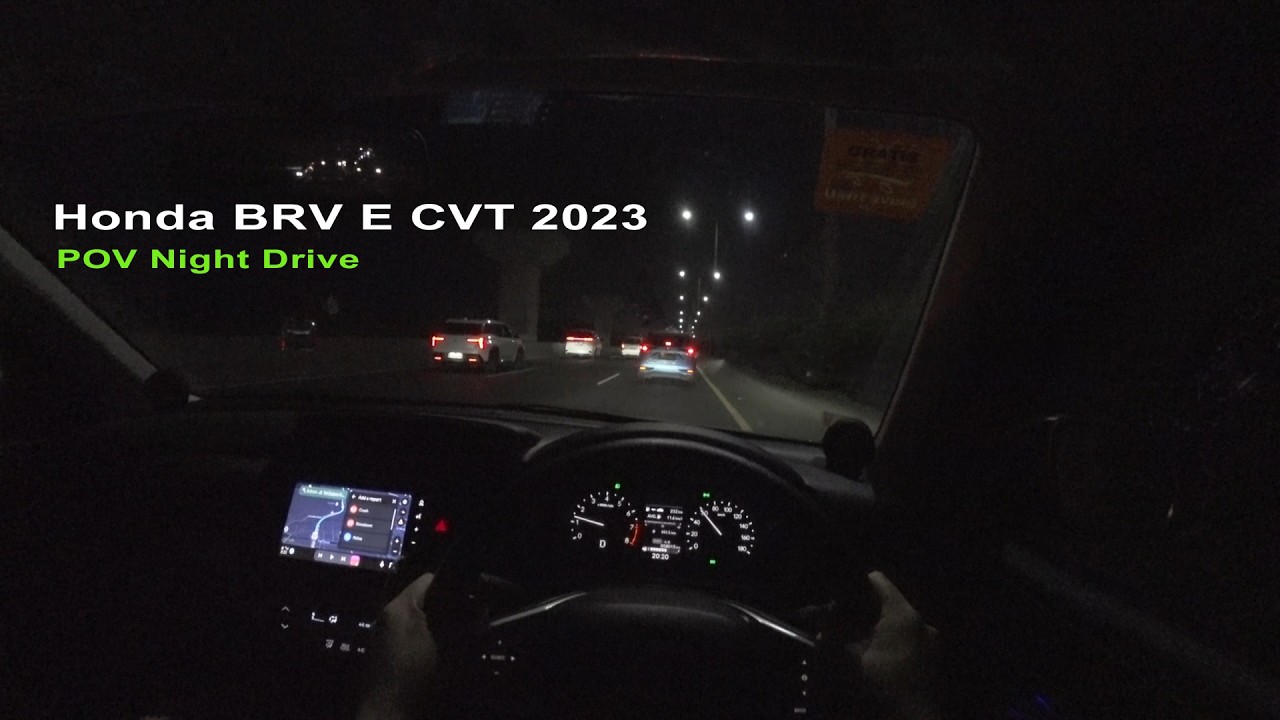 POV Driving Honda BRV E CVT 2023 / Nyetir Santai di Tol Jakarta EP 1