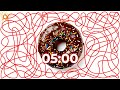 5 Minute Chocolate Donut Timer 🍩💥 | Sweet Countdown