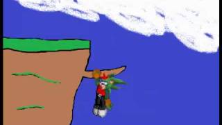 LightEffexor as - Cliff Hanger (hanging from a cliff)