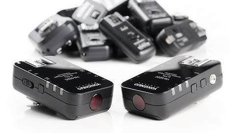 Yongnuo RF 603 and RF 622 triggers for Fuji X cameras