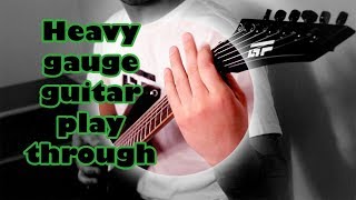 6 string low tuning guitar metal playthrough with Suhr Doug Aldrich - GF Custom HandMade Guitars