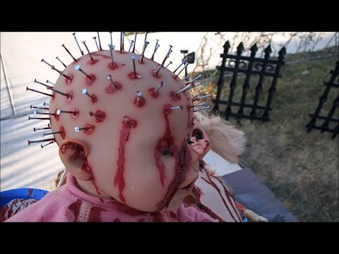 Zombie Barbie Halloween Make-up Tutorial