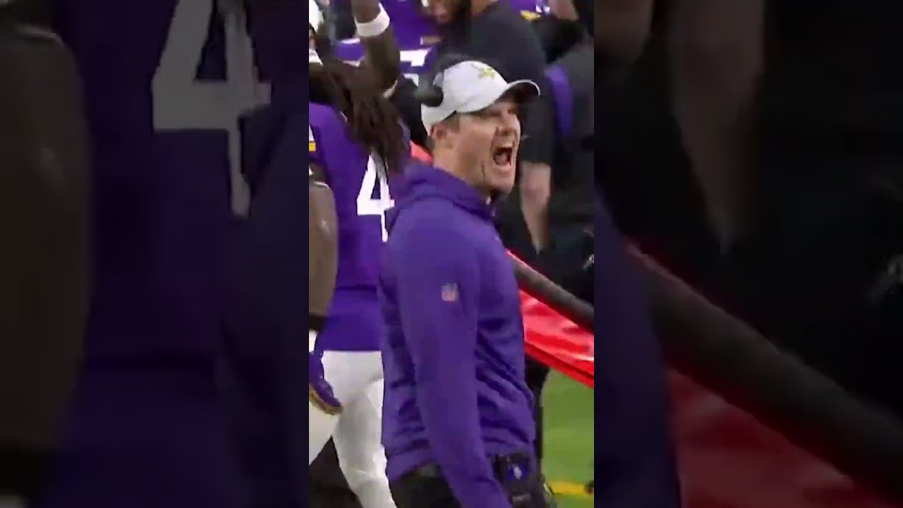 Kevin O'Connell was FIRED UP for Vikings comeback #shorts