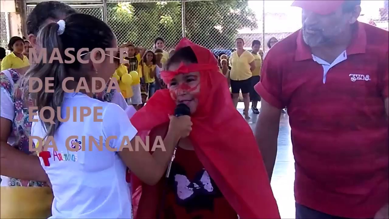 Mascote de cada equipe da gincana do Xica de Oliveira em Natal - YouTube
