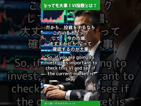 【投資関連】VI指数　#shorts #投資 #恐怖指数