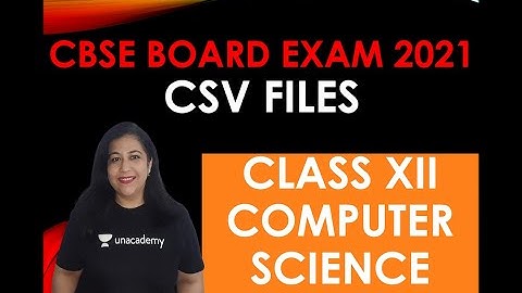 Working with CSV Files in Python, Sanjeevni Course , Class XII C.S. CBSE BOARD EXAM 2021