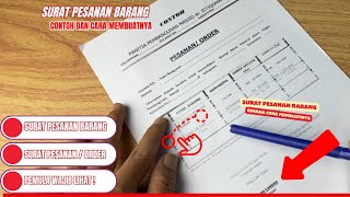 Surat Pesanan Barang I Contoh dan Cara Membuatnya Surat Pesanan Barang I Contoh dan Cara Membuatnya