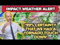 Brad Panovich '99% sure' tornado touched down in Charlotte, NC | Weather Impact Alert