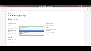 Hướng dẫn tạo địa điểm theo dõi hàng hóa, sản phẩm module Kho - Phần mềm ERP Odoo