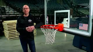 NCAA Womens Final Four Basketball Floor Installed