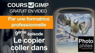 N°9 Cours GIMP : Le copier-coller dedans