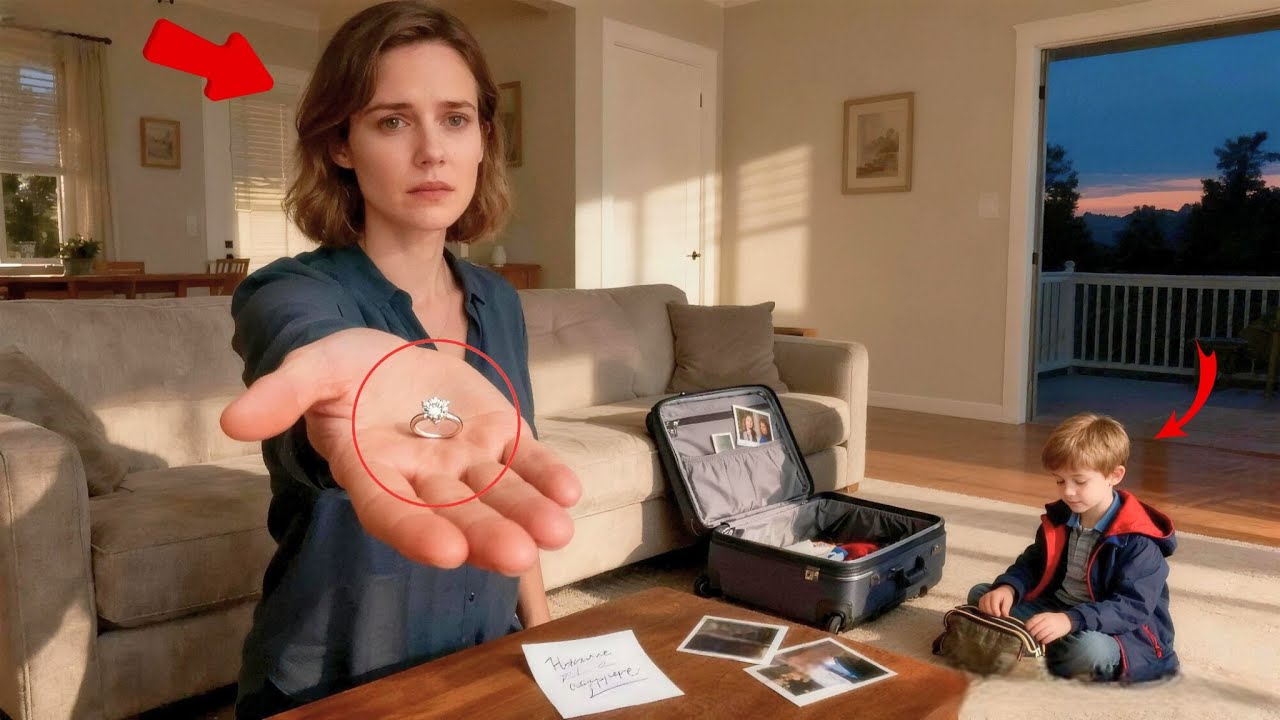 I Found A Diamond Wedding Ring On Our Sofa That Wasn’t Mine — My Son And I Disappeared Silently