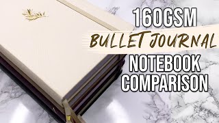 BEST Notebook for BULLET Journaling? Ultimate 160GSM Notebook Comparison
