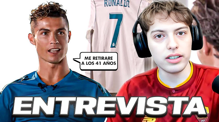 REACCION A LA ULTIMA ENTREVISTA DE CR7 EN EL REAL MADRID (2018): ''ME QUIERO RETIRAR A LOS 41 AÑOS''